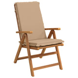 High Back Chair Cushion GEMERT 2 pcs 100% Polyester Sand 945873