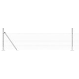 Welded Wire Fence with Concrete Base 10 x 0.5 m 3353750