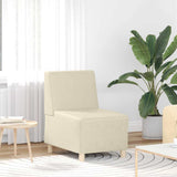 Modular Sofa Unit Armless Cream 55 x 74 x 82 cm Faux Leather 4108488