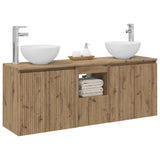 Bathroom Cabinet Set 3 pcs Artisan Oak 49.5 x 35 x 63 cm 3405626