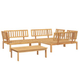 Pallet Sofa Set Natural Wood Solid acacia wood Standard Modular 3209308