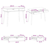 Dressing Table FAUSKE White 100 x 50 x 78 cm 42040688