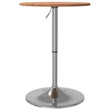 ZNTS Bar Table Ø50x89.5 cm Solid Wood Beech 3270615