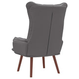 Armchair Grey 69 x 74 x 93 cm Artificial Leather 42001859
