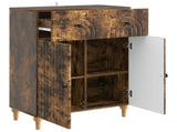 Sideboard Smoked Oak 66 x 34.5 x 90 cm Engineered Wood 894180