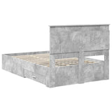 Bed Frame with Drawer with Headboard Manual Engineered Wood 3410329