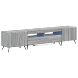 5 Piece LED TV Cabinet Grey Sonoma Engineered Wood 3416928