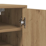 Shoe Cabinet Artisan Oak 32x35x70 cm Engineered Wood 856706