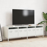 TV Cabinet White 135x39x43.5 cm Cold-rolled Steel 851309
