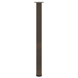 Bar Table Legs 4 pcs Natural Steel 110-112 cm Steel 4012483