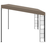 Wall-mounted Gazebo 4x3 m Taupe Fabric 312261