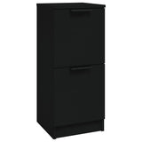 Sideboard Black 30x30x70 cm Engineered Wood 811171