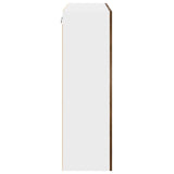 Hanging Cabinet Smoked Oak 80 x 31 x 100 cm Engineered Wood 884398