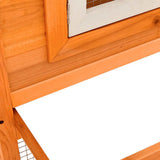 Outdoor Large Rabbit Hutch House Pet Cage Double House 170174