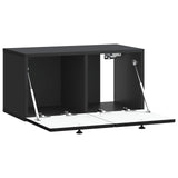 Wall-Mounted TV Cabinet Black 59.5 x 31 x 30 cm Engineered Wood 898026