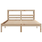 Bed Frame without Mattress 120x190 cm Small Double Solid Wood Pine 3305710