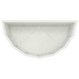 Planter White 60 x 30 x 50 cm Steel 883718