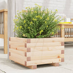 ZNTS Garden Planter 40x40x26.5 cm Solid Wood Pine 847288