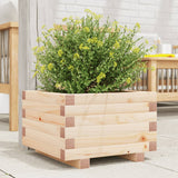 ZNTS Garden Planter 40x40x26.5 cm Solid Wood Pine 847288