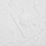 3D Wallpaper Bricks Self-adhesive 20 pcs White 150719