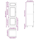 Kitchen Cupboard Kalmar Old Wood Engineered Wood 853635