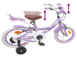 Kids Bike 12 Inches for 2-4 Years Old Purple 42009453