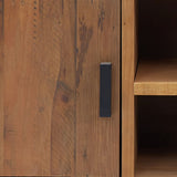 TV Cabinet Brown 110x35x48 cm Solid Pinewood 349917
