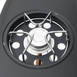 Gas Barbecue Grill 41 Cooking Zone Black Steel 310105