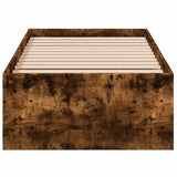 Bed Frame without Mattress Smoked Oak 90x200 cm 3281060