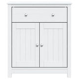 Bathroom Cabinet BERG White 69.5x34x80 cm Solid Wood Pine 358542