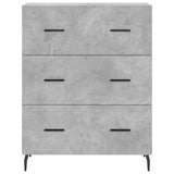 Highboard Concrete Grey 69.5x34x180 cm Engineered Wood 3199765