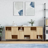Sideboards 3 pcs Sonoma Oak Engineered Wood 3190152