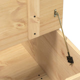 Storage Box Corona 78x78x45 cm Solid Wood Pine 4002771