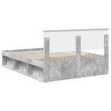 Bed Frame with Headboard Concerte 140 x 190 cm Engineered wood 3407871