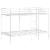Bunk Bed without Mattress White 107x203 cm Steel 42000332