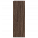 Highboard Brown Oak 50x41x124 cm Engineered Wood 846403