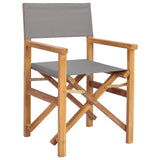 Dining Chair Folding Brown and Light Grey 56 x 54 x 87 cm 42032680
