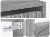 Wall-Mounted Shoe Cabinet ARNHEM 71 x 17 x 86 cm Grey Sonoma 896641