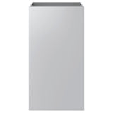 Planter Silver 42x38x75 cm Galvanised Steel 841582