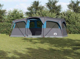 Family Tent with Roof Blue and Grey 435 x 255 x 216 cm 4100686
