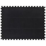 Rubber Floor Tile Black 12 mm 90x120 cm 155672