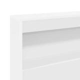 Storage Headboard with Shelf White 90 cm Engineered Wood 3335453