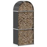 Log Holder Anthracite 80x45x190 cm Galvanised Steel 364560