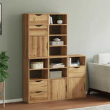 Side Cabinets 5 pcs ODDA 40x24x79 cm Solid Wood Pine 3365366