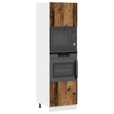 Microwave Cabinet Lyon Old Wood 60x57x207 cm Engineered Wood 856128