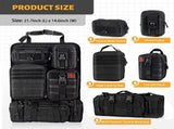 Car Tactical Seat Back Vehicle System Panel Organizer Packet Storage Bag UK 09274201
