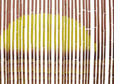 Insect Door Curtain Palm Tree Print 90x220 cm Bamboo 4017444