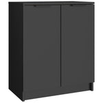 Shoe Cabinet Black 59x35x70 cm Engineered Wood 811422