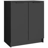 Shoe Cabinet Black 59x35x70 cm Engineered Wood 811422