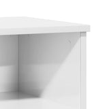 Bedside Cabinet High Gloss White 40x35x50 cm Engineered Wood 830640